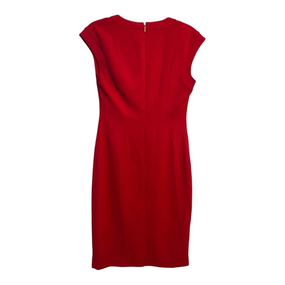 Rachel Roy sleeveless midi red sheath dress size 6 - Picture 4 of 11